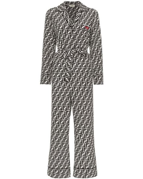 fendi black jumpsuit|fendi sweat suit for women.